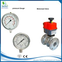 pressure-guage-and-motorized-valve