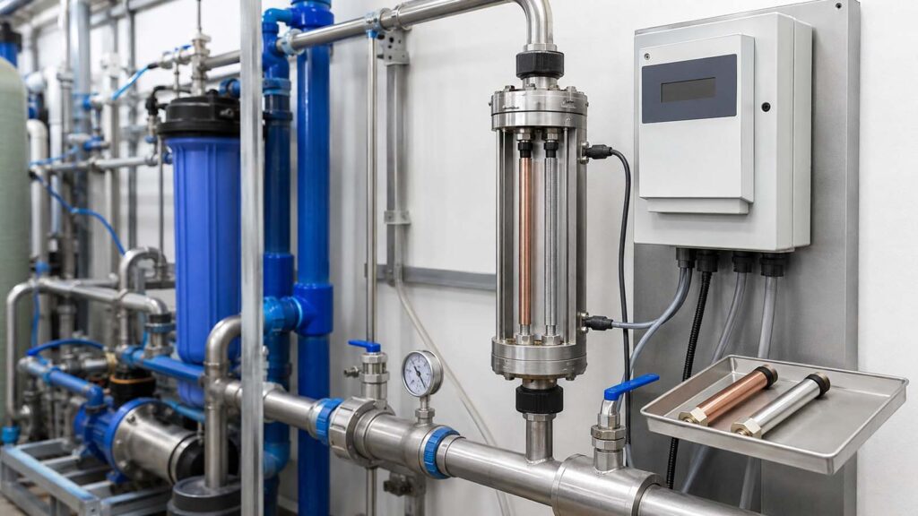 Copper-Silver Ionization System Support