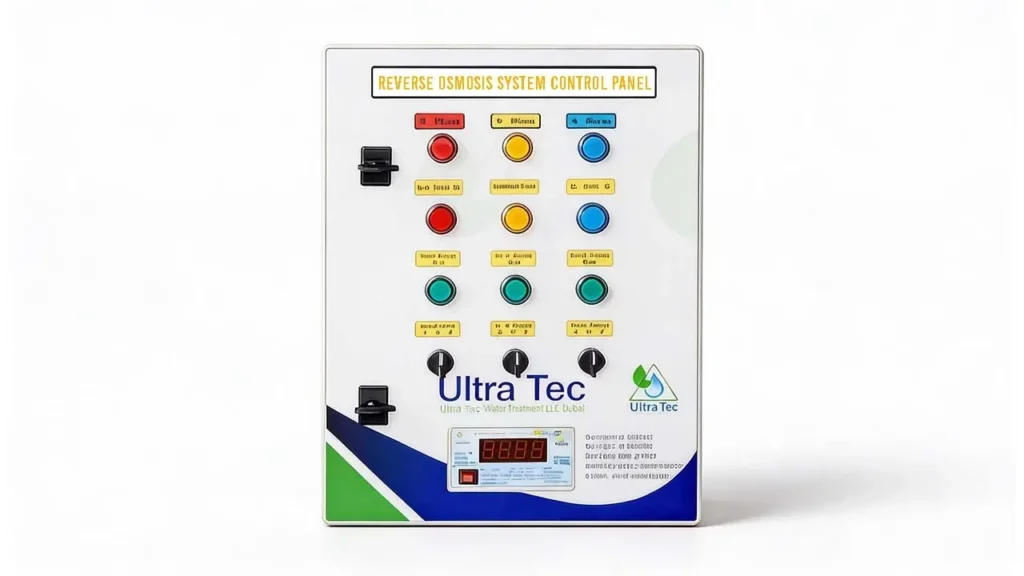 Reverse osmosis system control panel